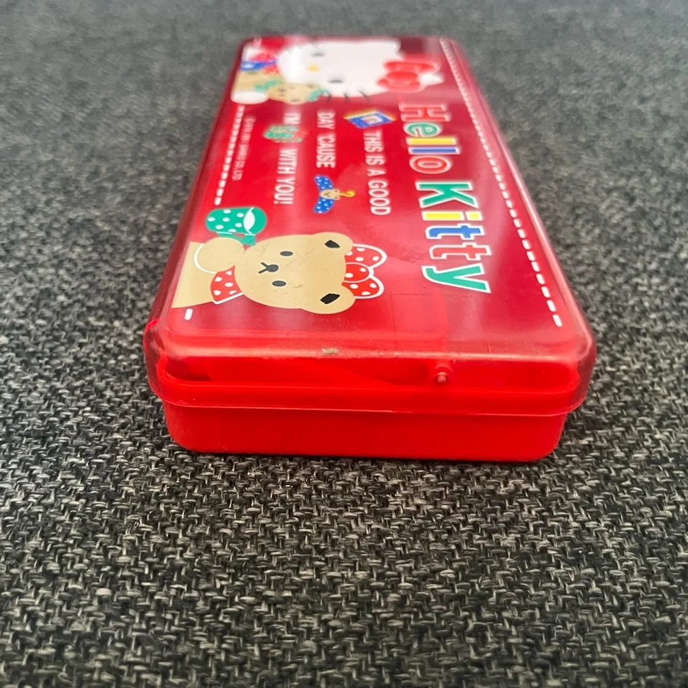 •1991 Hello Kitty Pencil Case “This is a good day ‘cause I’m with you”•